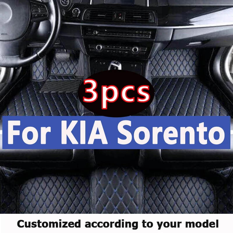 Car floor mats for KIA Sorento（five seat）2006 2007 2008 Customauto foot Pads automobile carpet cover