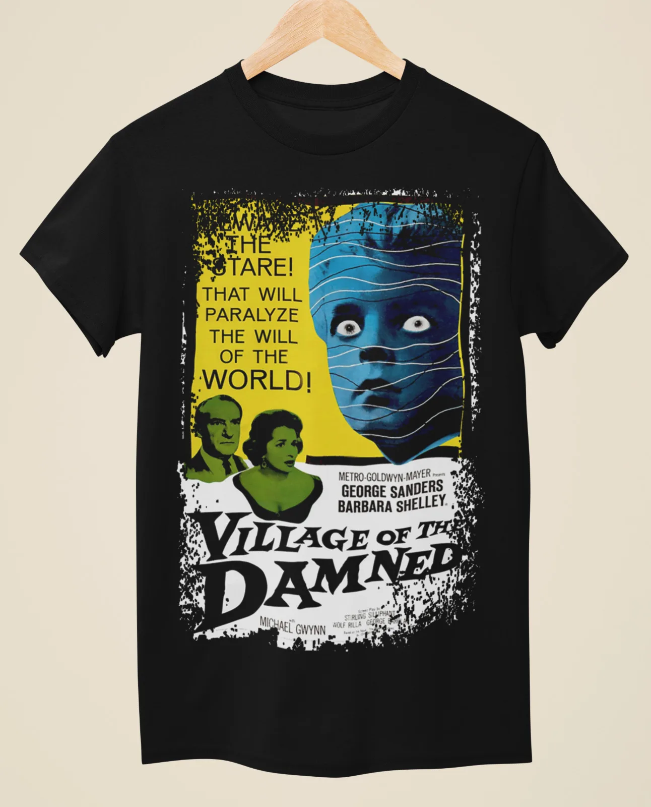 

Village of the Damned (1960) - Movie Poster inspired Unisex Black T-Shirt