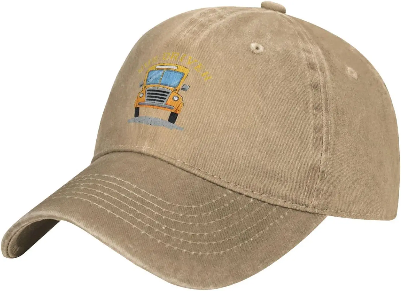 Vintage Baseball Cap Bus Driver School Bus Trucker Hats Adjustable Dad Cap Gifts