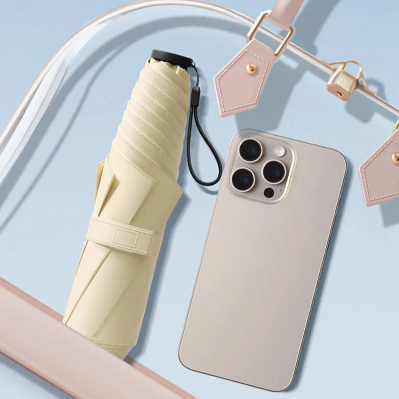 ร่มพับได้ Xiaomi Ultra-light UPF50+  วัสดุคาร์บอนไฟเบอร์ ป้องกันแสงแดดและรังสียูวี พกพาสะดวก ร่มกันฝนแบบพับได้ ร่มทรงดินสอ
