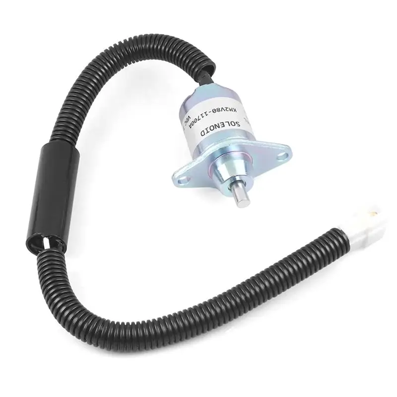 

ABHX-KM2V80-11700A 12V Fuel Shut Off Solenoid Valve For Diesels Engine Generator Oil Stop Solenoid Valve