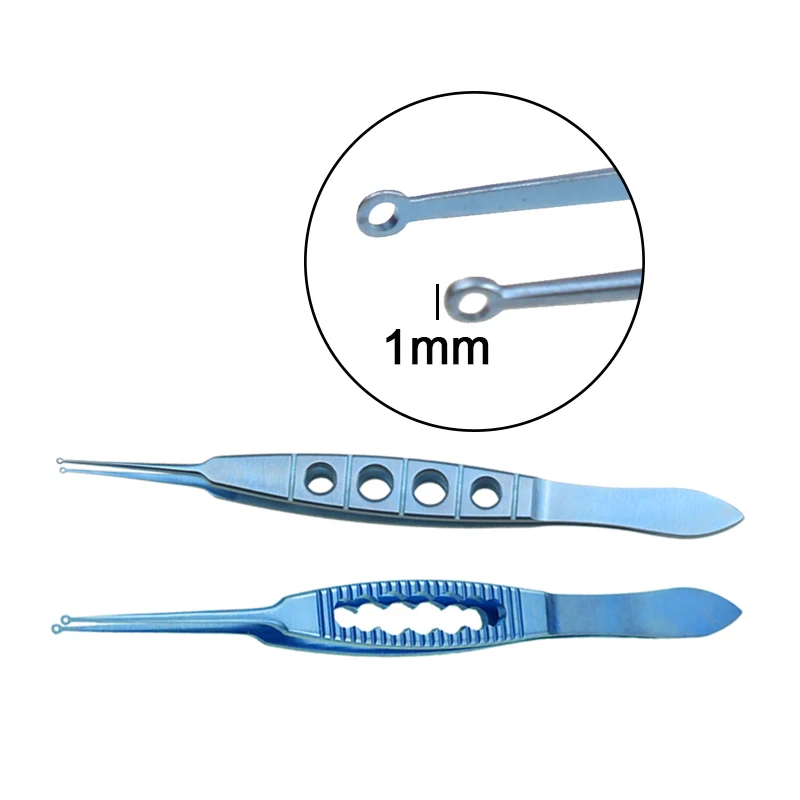 

Ring Tip Forceps Fechtner Conjunctiva Forceps Titanium Alloy Ophthalmic Surgical Instruments