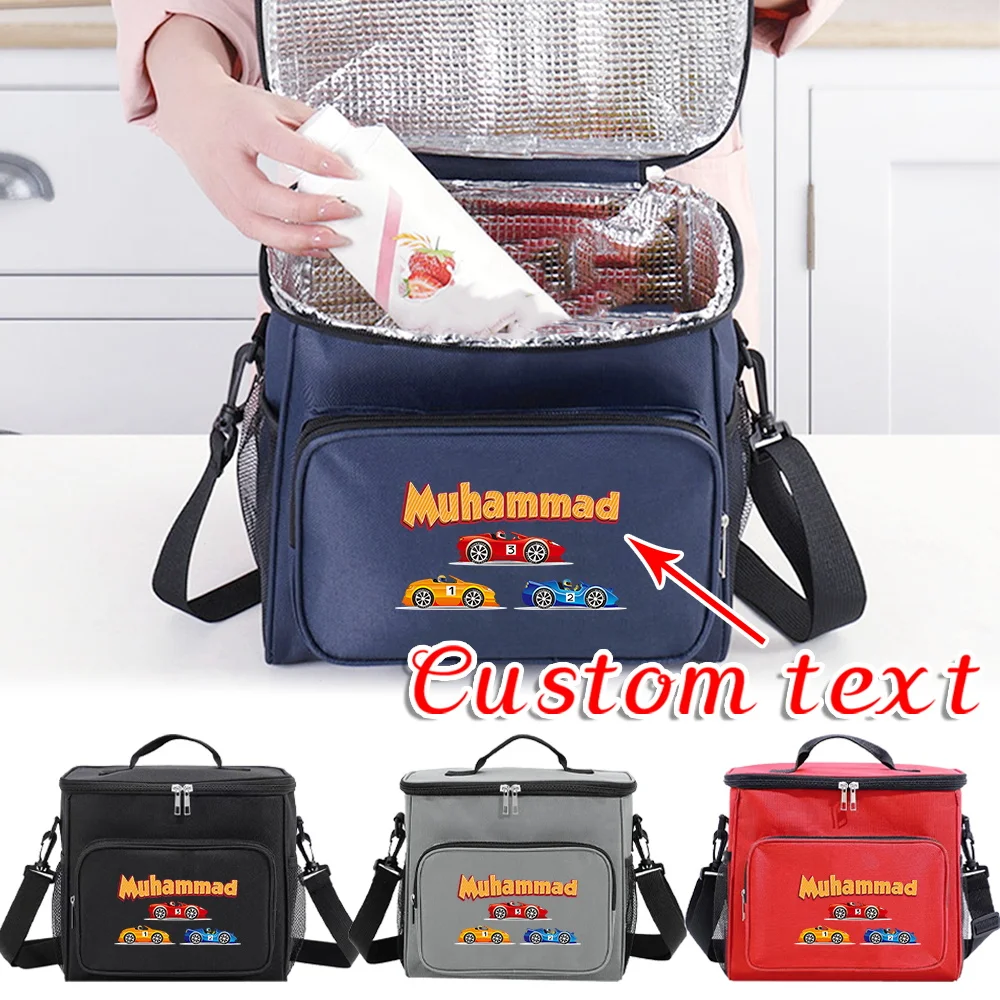 Personalized Customized Lunch Bag Lunch Box Insulated Handbag Waterproof Camping Storage Box Refrigerated Food Storage Box