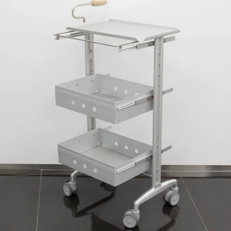 

Major Multi-function Salon Trolley Aluminium Alloy Hairdresser Storage Cart Salon Trolley Simplicity Carritos Salon Furniture