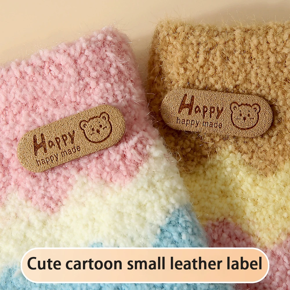 2-5 سنة الشتاء محبوك أفخم الكرتون قفازات الأطفال مقاومة البرد قفازات كاملة الأصابع لطيف دمية دب قفازات صوفية دافئة