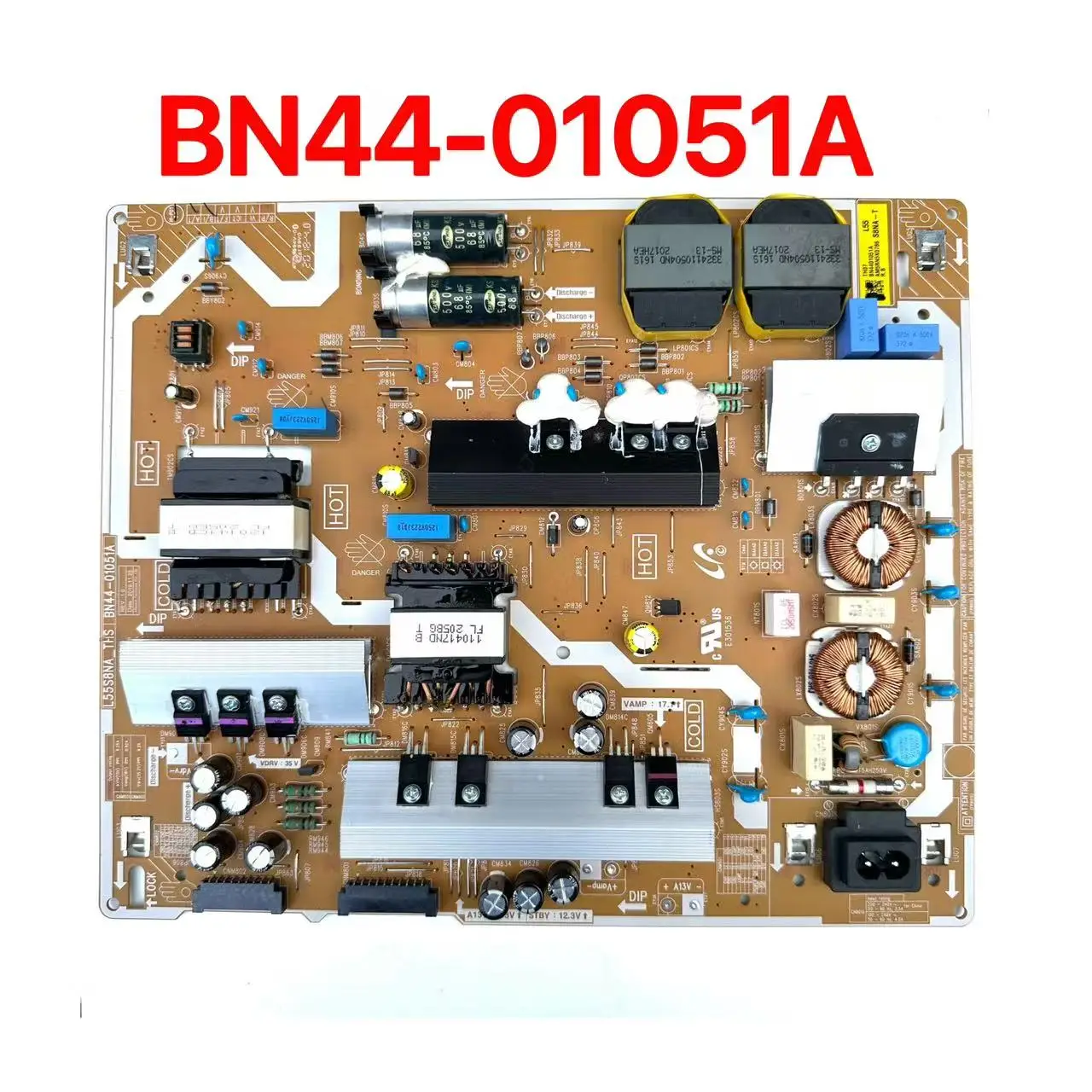 لوحة إمداد الطاقة للتلفزيون الأصلي L55S8NA_THS BN44-01051A تعمل بشكل صحيح وملحقات تلفاز LCD QN55Q8DTAFXZA