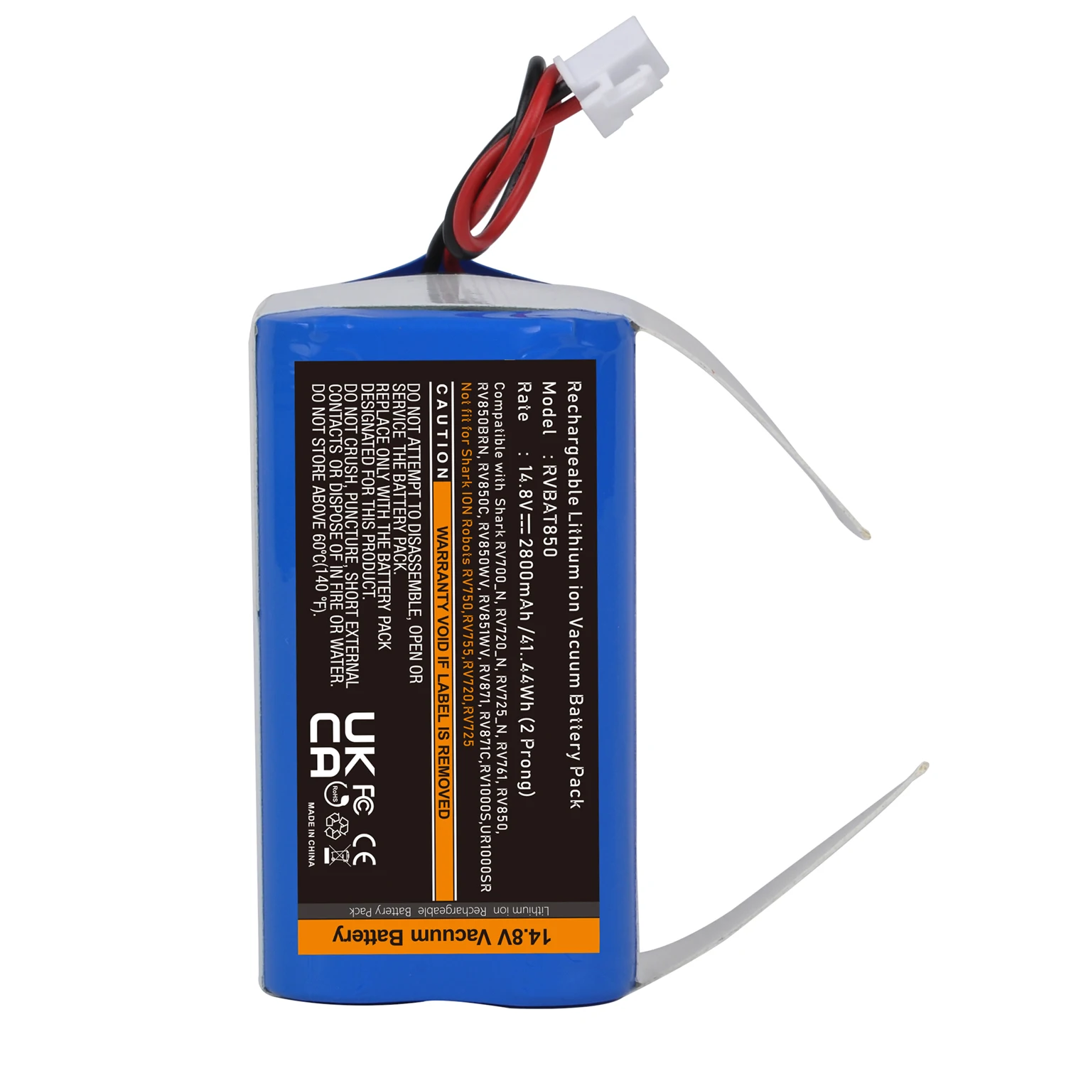 Li-ion battery 14.8V 2800mah RVBAT850 Repacement Bateria for shark batteries Vacuum Cleaner Accessories Spare Parts