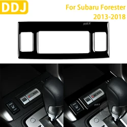 For Subaru Forester 2013-2018 Car Accessories Plastic Piano Black Interior Sports Mode Panel Trim Sticker