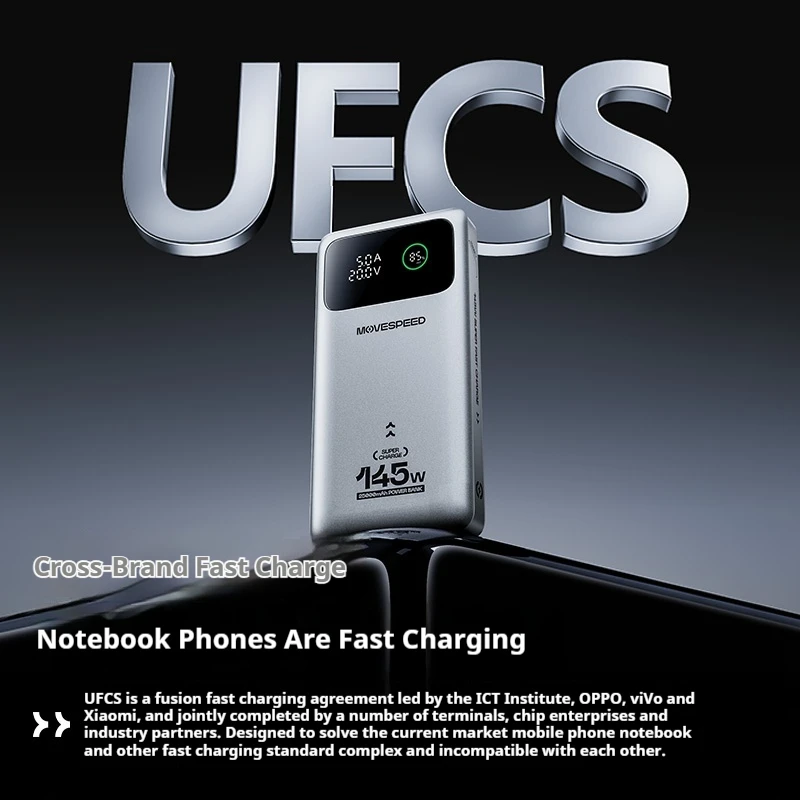 MOVESPEED M25Pro 25000mAh High Power Power Bank 140W Type C Fast Charging Mobile Power Bank For iPhone16pro Max MacBook Laptop