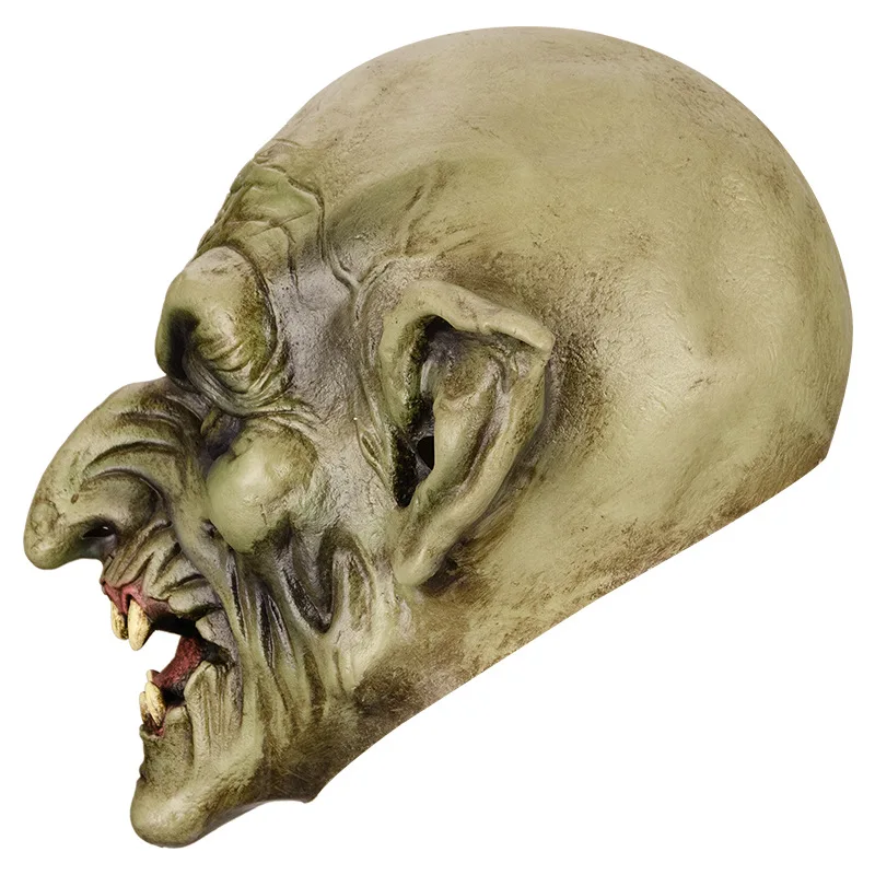 Gruselige Dämonenmaske - Halloween-Maske für Männer, Gruselige Maskerade-Party Kostüm-Accessoires Requisiten – Detail 7