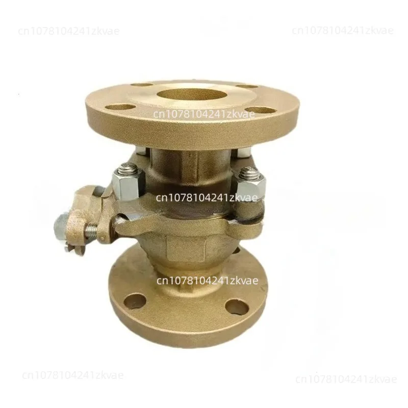 Two Q41F-16C95800DN15-DN200 Flange Nickel Aluminum Bronze Ball Valve Seawater Corrosion Resistance Engineering