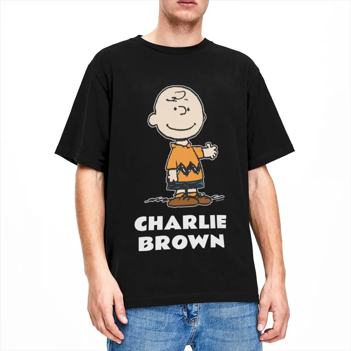 Uomo donna arachidi Charlie Brown Shirt accessori incredibili magliette in cotone top adulto