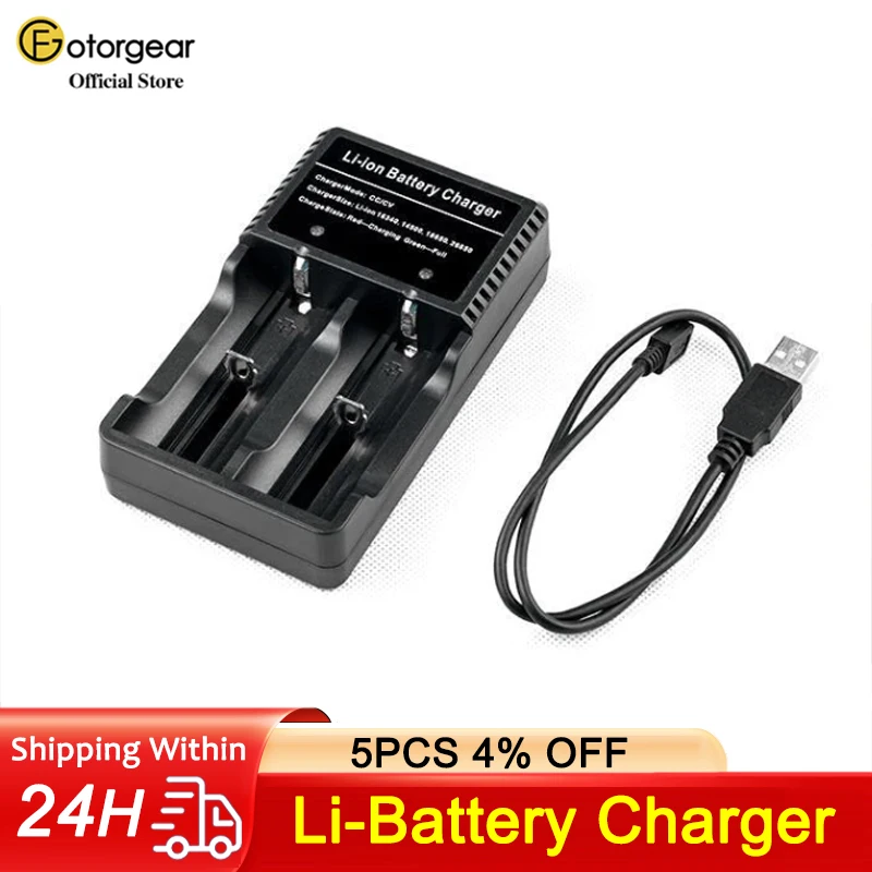 

Fotorgear Li-Battery Charger compatible with all light lamp