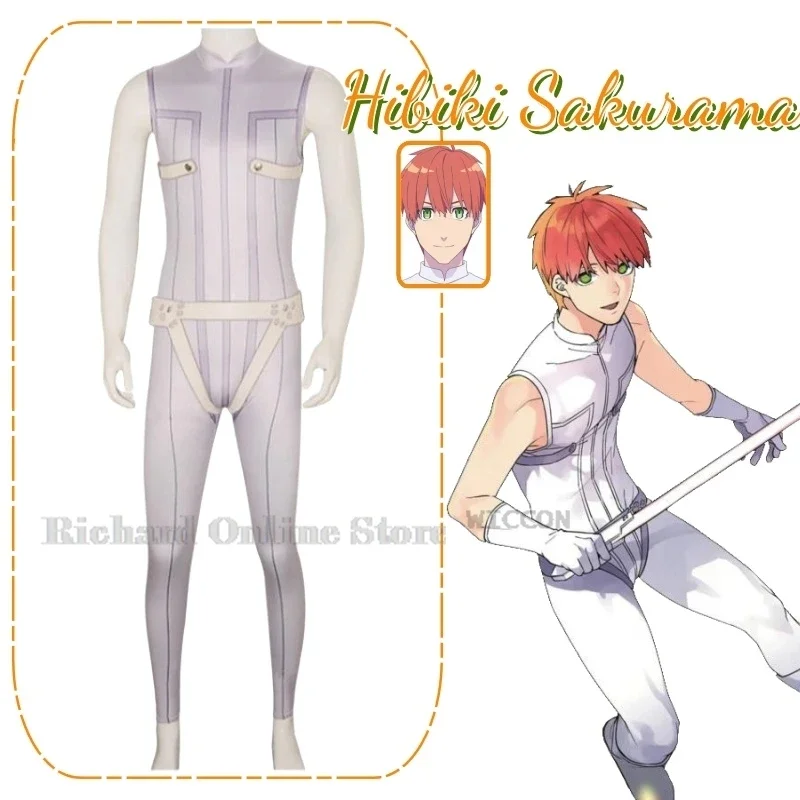 Hibiki sakurama anime Sentai daishikkaku go! Go! Loser Ranger! Cosplay Costume clothes uniform cosplay Halloween party set