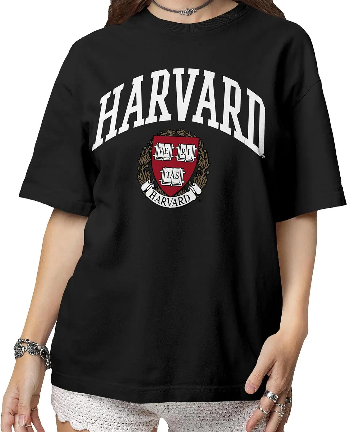 Harvard Veritas Shield Men\'s and Women\'s Short Sleeve T-Shirt