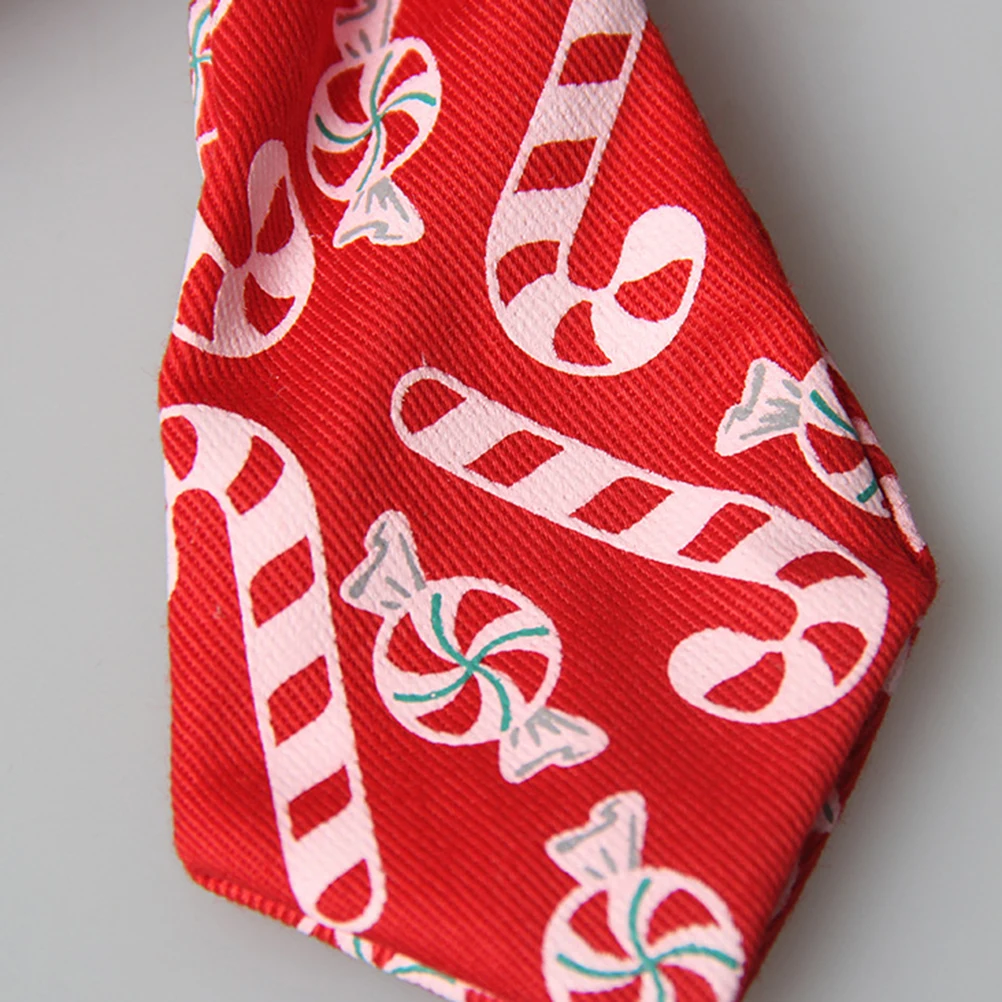 

Pet Christmas Pet Necktie Tie Set Soft Adjustable For Dog Party Costumes Holiday Gifts Christmas Necktie Dog Hat