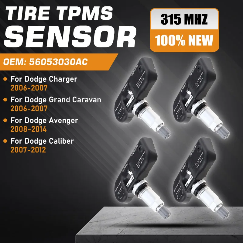 

Car Tire Pressure Sensor TPMS For Dodge Grand Caravan Dodge Charger 2006-2007 Dodge Avenger 2008-2014 Dodge Caliber 2007-2012