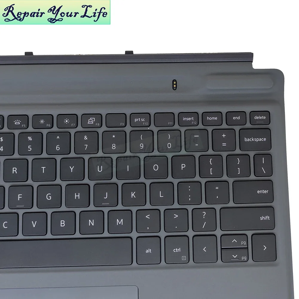 Imagem -02 - Teclado de Viagem Destacável Eua Reino Unido Inglês Dell Latitude 7320 K19m-bk Trackpad Tablet Cn07 Mm01 Novo Org