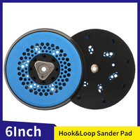 6 Inch 150mm Sanding Pad 15/17 Holes Backing Plate Hook and Loop  Abrasive Power Tools for Dual Action Polisher Sander Polishing