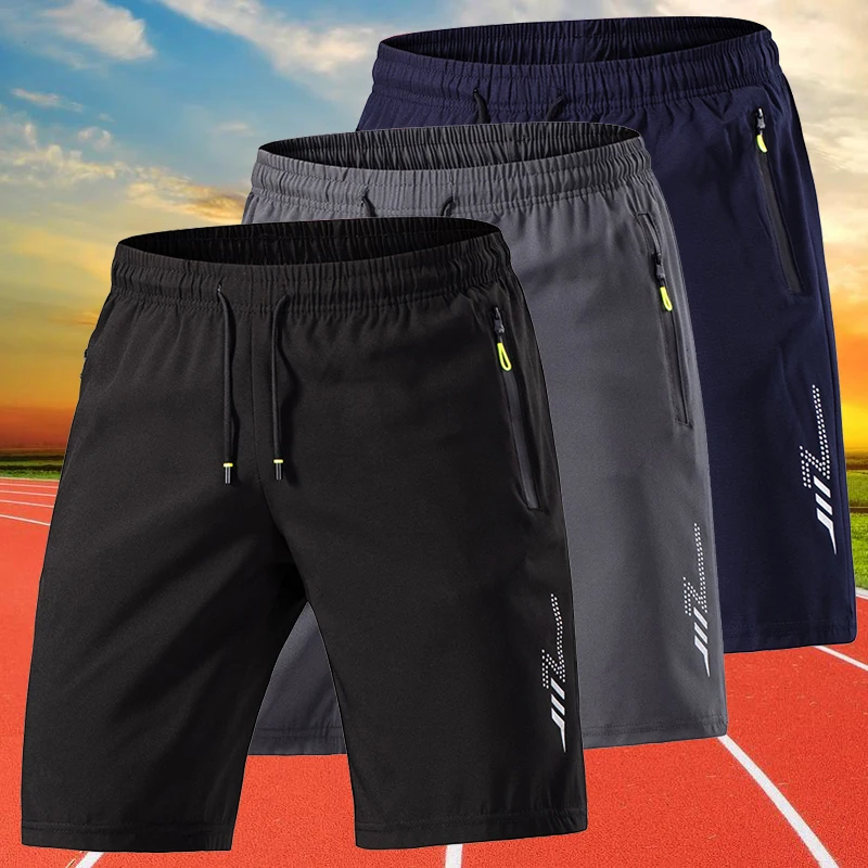 Summer Training Shorts Fitness Drawstring Gym Shorts Men Lightweight Quick Dry Short Sweatpants Man Workout Bottoms Running Wear