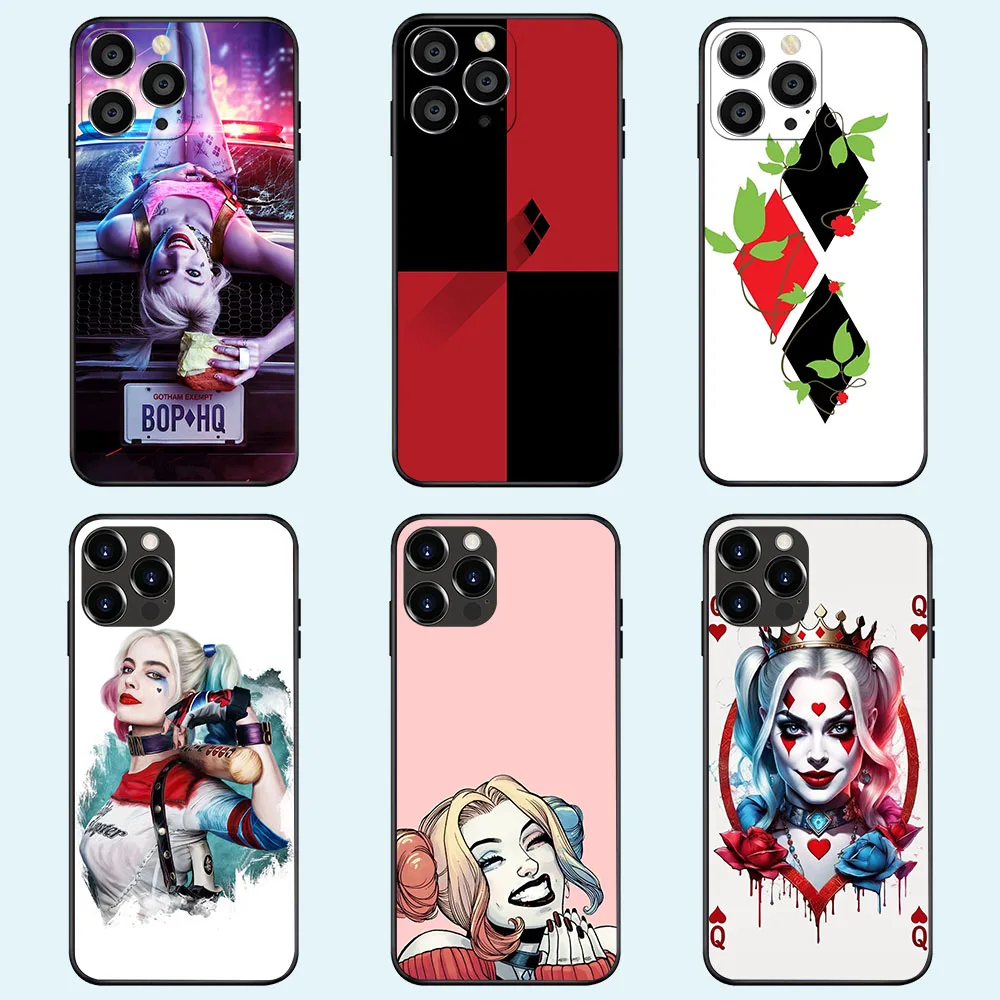 TV-41 Harley Quinn Soft Case For iPhone 5S SE 6 6S 7 8 11 X XS XR Plus Pro Max