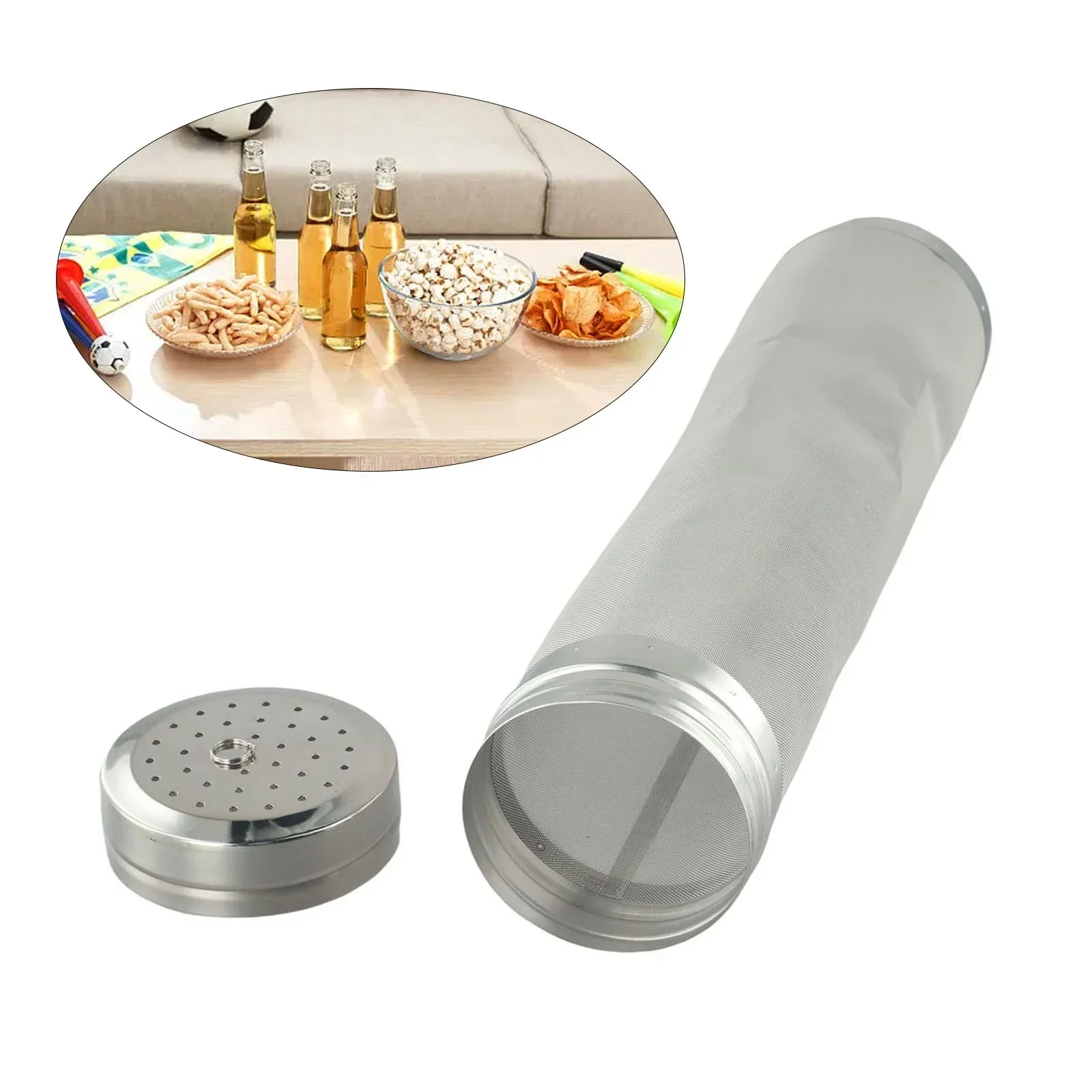 

1Pc Multi Purpose Stainless Steel Hop Filter Strainer Mic Ron Mesh Homebrew Beer Hopper Spider For Wine Beer Brewing Making