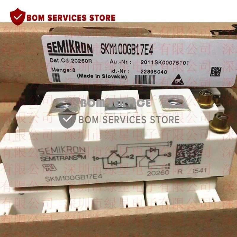 

SKM75GB17E4 SKM75GB173D SKM100GB17E4 SKM100GAL12T4 SKM150GAL12T4 SKM50GAL12T4 SKM75GAL12T4 БЕСПЛАТНАЯ ДОСТАВКА ОРИГИНАЛЬНЫЙ МОДУЛЬ