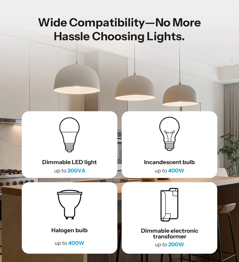 SONOFF MINI-DIM MINI Extreme Matter Over WiFi-Dimmerschalter Breite Beleuchtungskompatibilität Matter-fähiges Google Apple Home Alexa – Detail 6