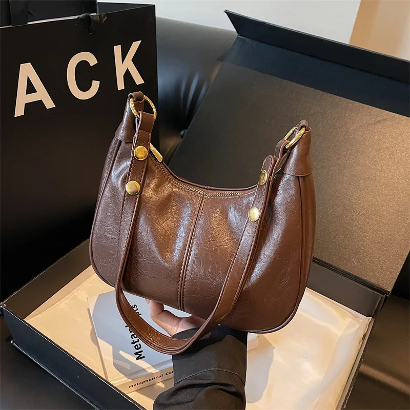  حقيبة تطريز ريترو جديدة لعام 2025 - حقيبة كتف بوهيمية مع حزام كروس، محفظة هوبو مطرزة عتيقة للنساء #1