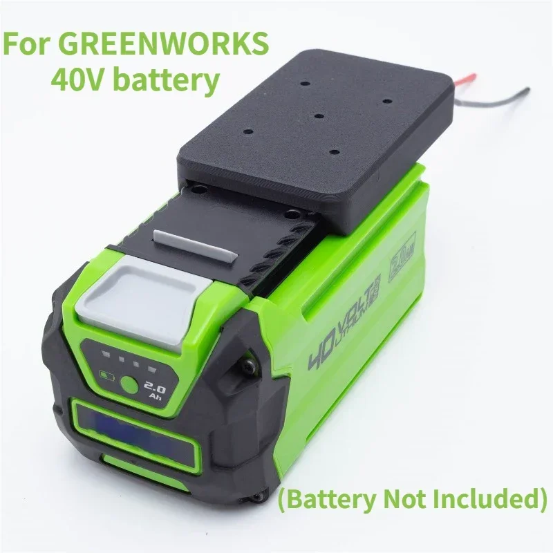 

Battery DIY Adapter For GREENWORKS 40V Lithium Battery Output Connector Converter for DIY Repair (Battery Not Included)