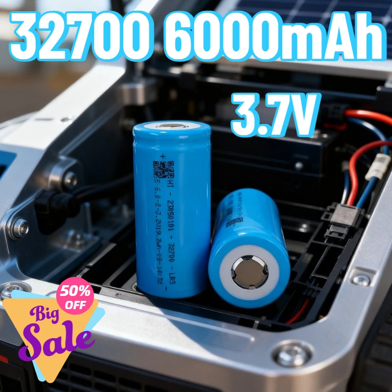 

32700 Lithium-ion Battery 3.2V 6000mAh Large-capacity Power Battery Electric Vehicle Scooter Battery Core 32700 LiFePO4