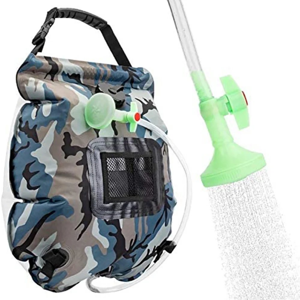 Solar-Dusch tasche im Freien 20l Solarheizung Outdoor-Camping-Dusch tasche Warmwasser temperatur 45 Grad C mit abnehmbarem Schlauch kopf – Detail 10