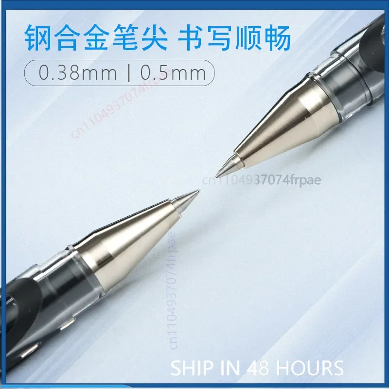For PILOT BL-WG Smooth Gel Pen Cap Style 0.5mm Black Carbon Ink School Examination Office Document Planner Stationery（5pcs）