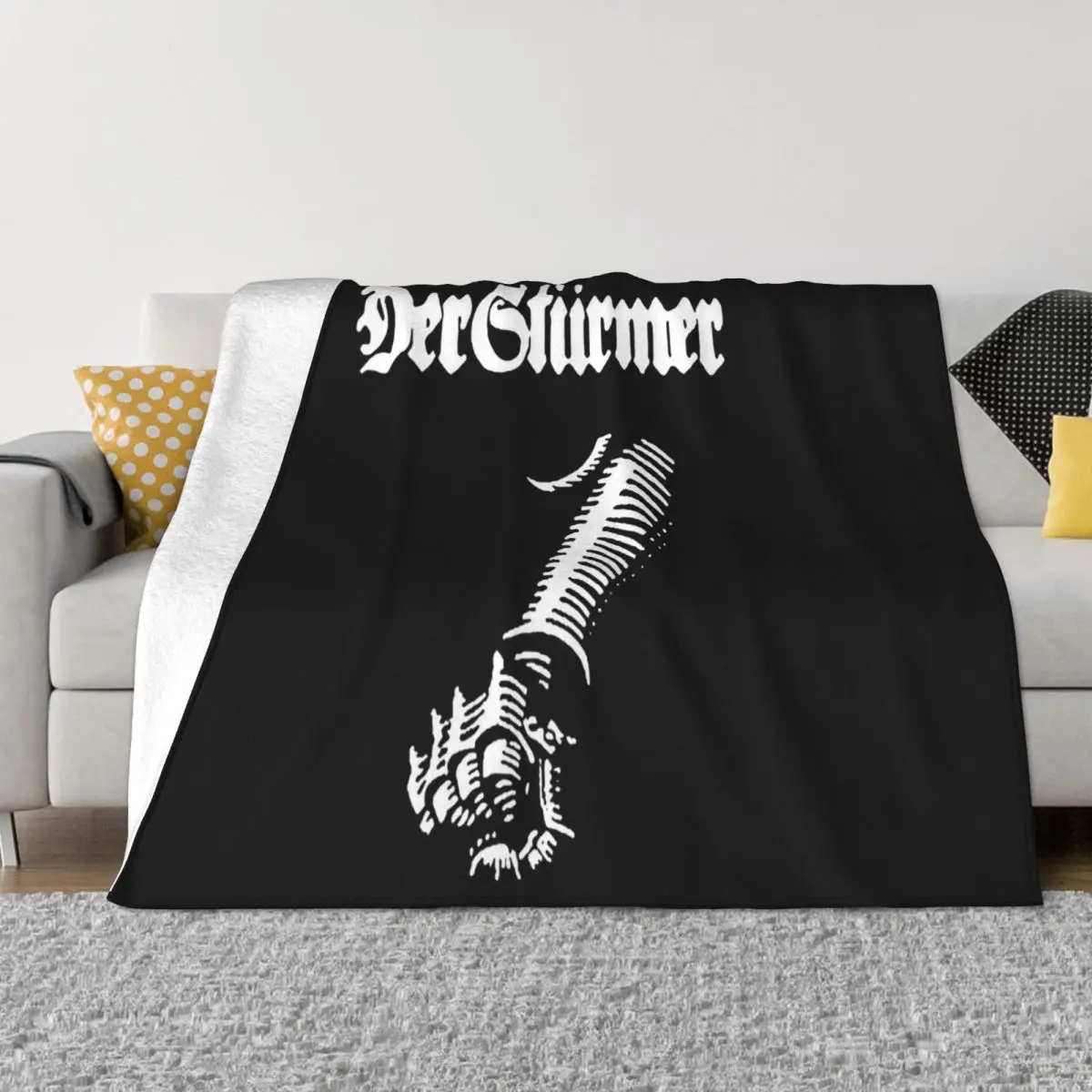 Rare Vtg Der Sturmer Absurd Goatmoon Nargaroth Nordglanz Drudkh Zorn Front Throw Blanket