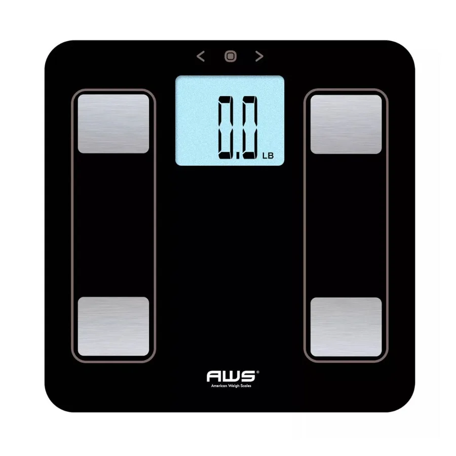 

GENIUS BMI BATHROOM SCALE 396LB Stainless Steel Black Smart Digital Scale with Body Fat Percentage and Large LCD Display for Ho