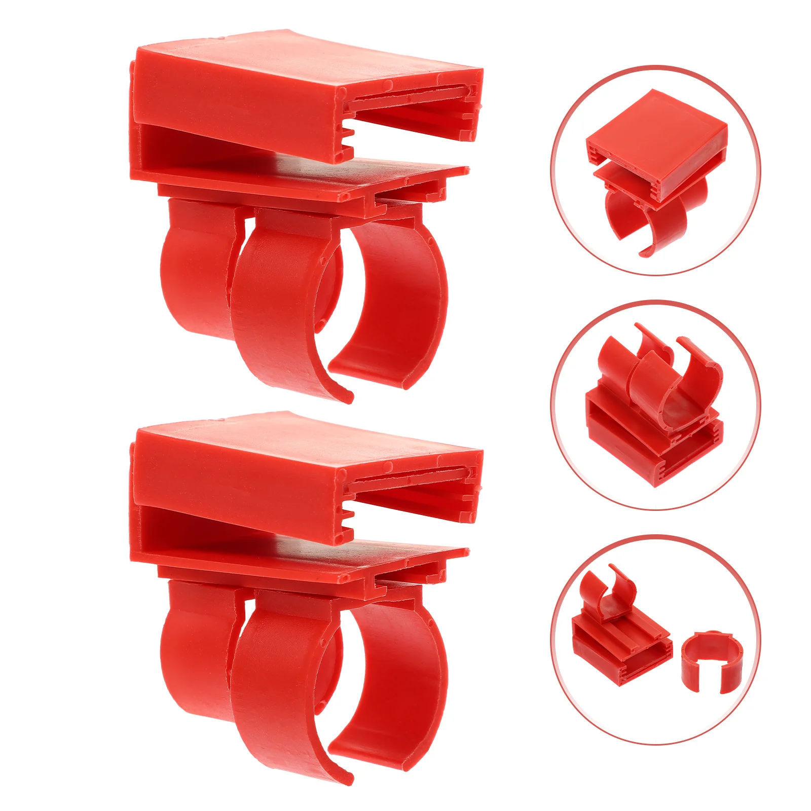 

2Pcs LED Light Mounting Clips Sturdy Aquarium Light Holders Reusable Fixtures Fish Tank Clips Lamp Brackets