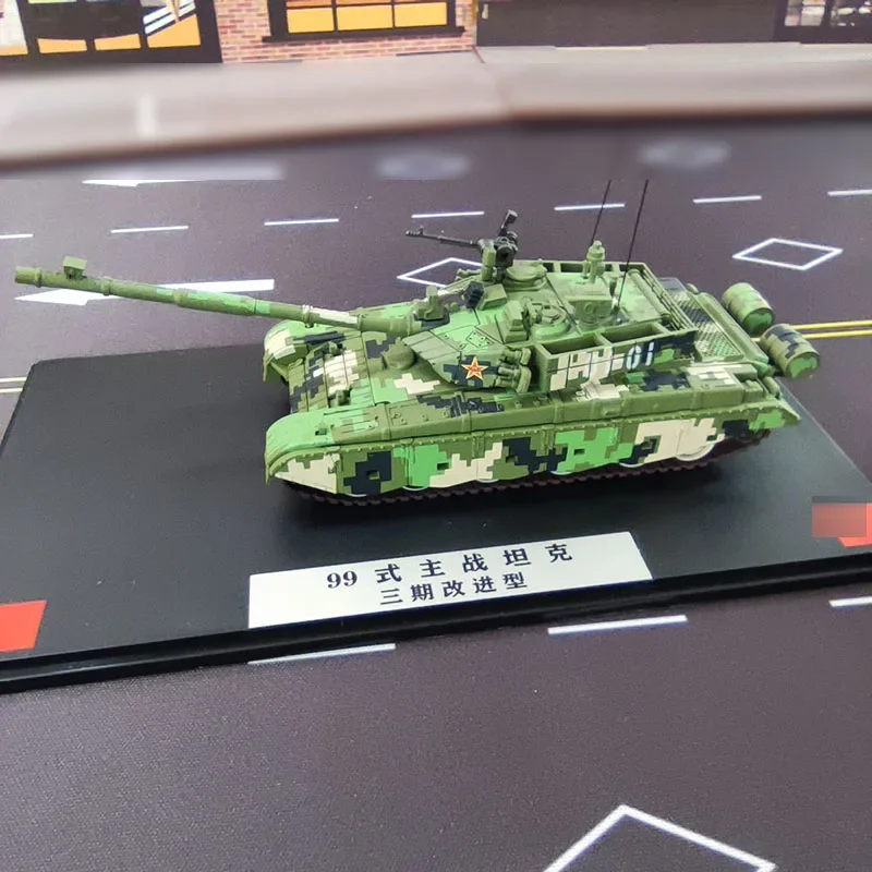 1:72People\'s Liberation Army of China Three Periods of Type 99 Main Battle Tanks Modified Model penjing collection