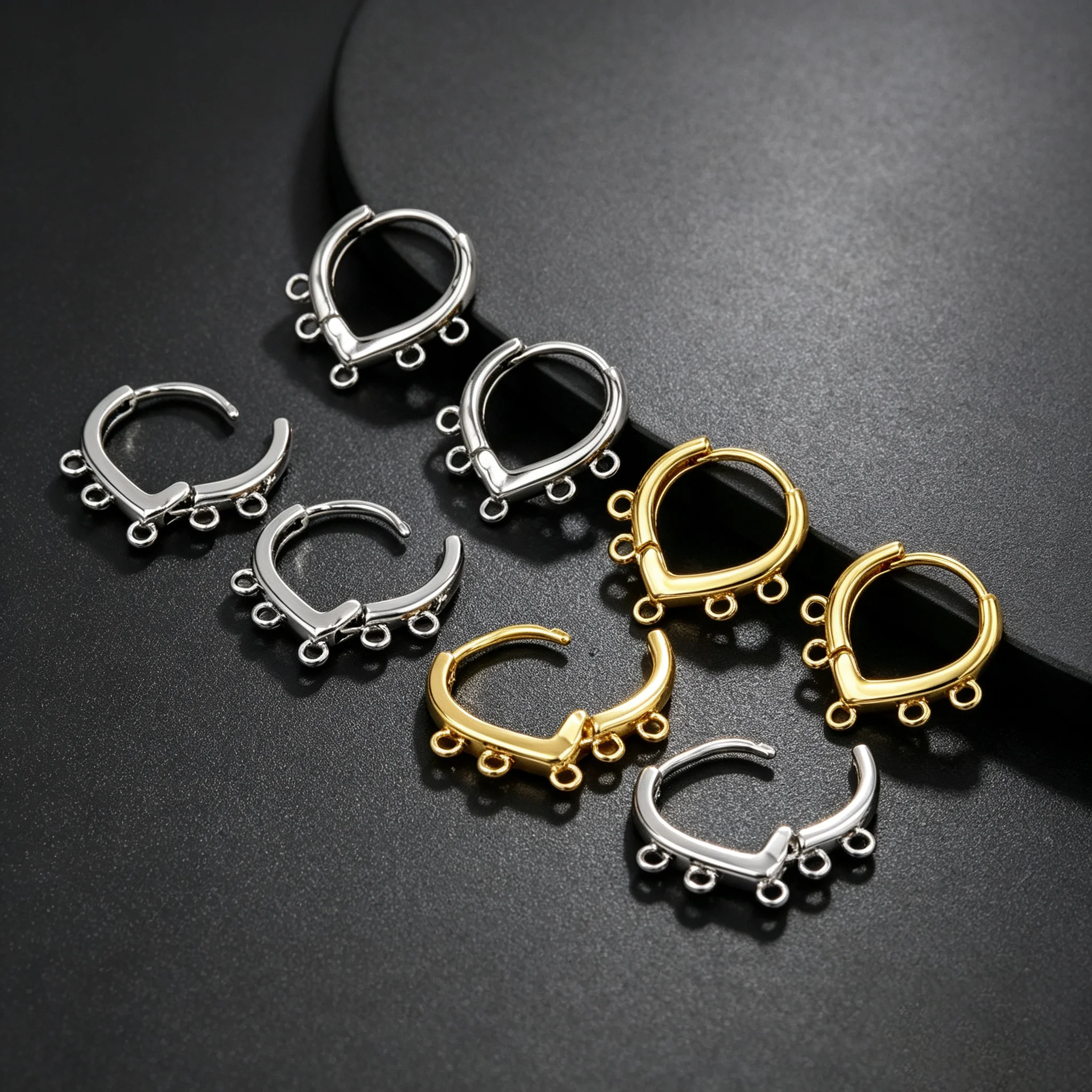 2/4/6Pcs 18K Gold Plated Frenc - Gold Plated Jewelry recension och pris