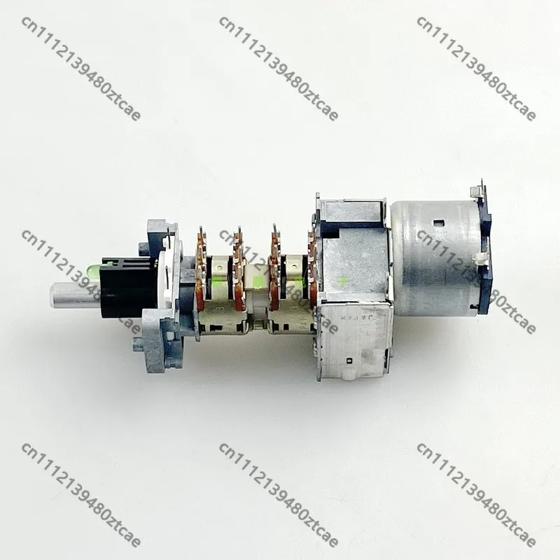 1Pc 4 Gang Motorized Rotary Potentiometer With LED Indicator B20K Audio Amplifier Remote Volume Control Potentiometer