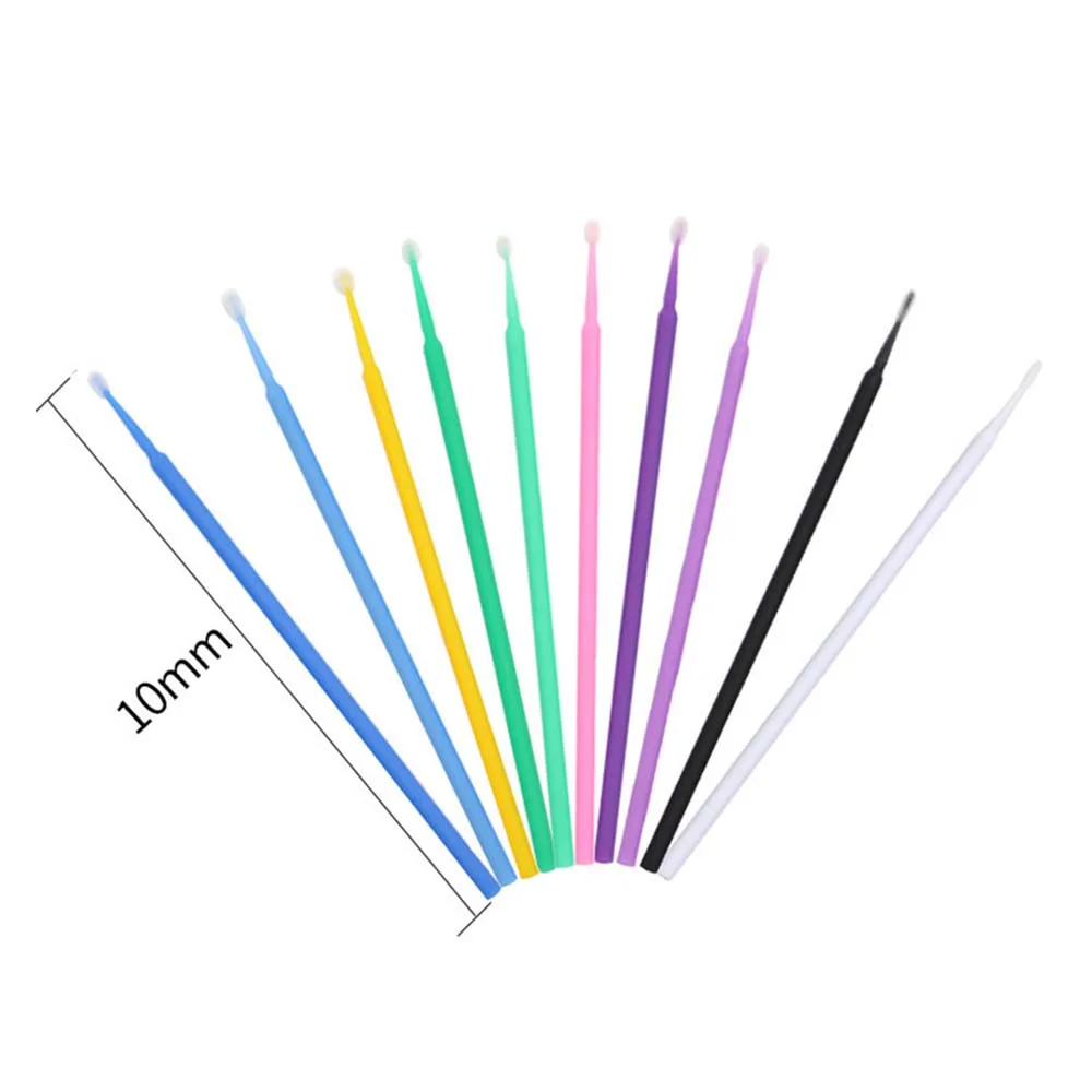 GULPOOE Oral Consumables 100Pcs/Pack Micro Brushes Applicators Brush Disposable Cleaning Swabs Applicator Dental Materials