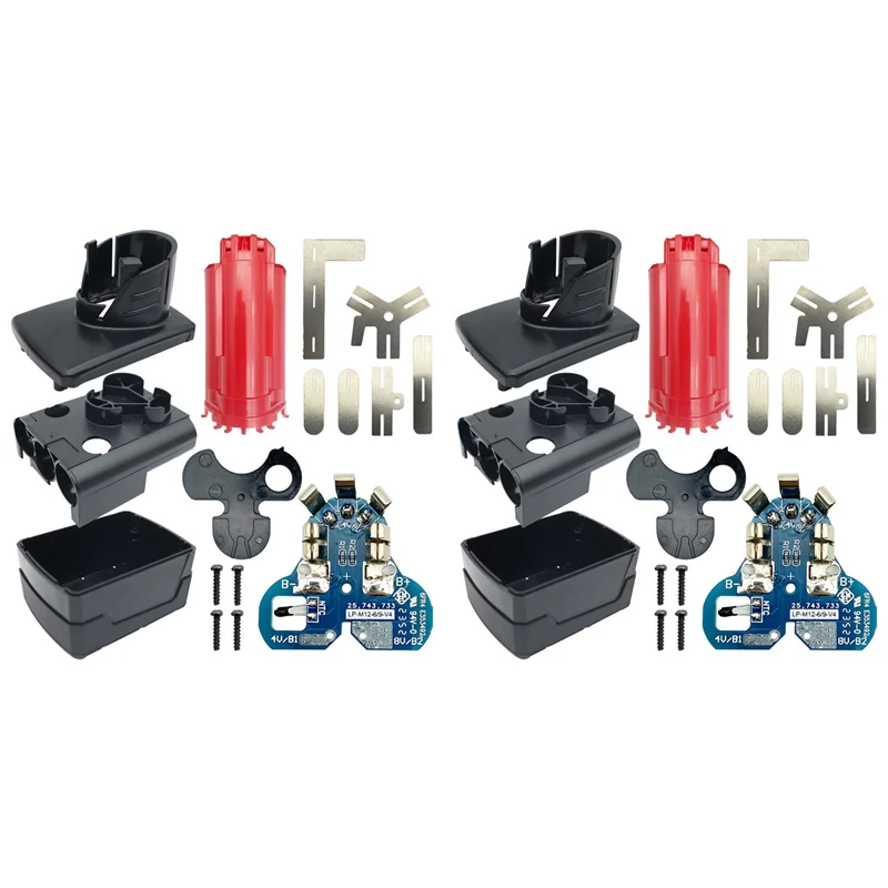 

ABUL-2X M12 Литий-батарея Пластиковый корпус Защитная плата печатной платы для 12 В 48-11-2411 Корпус для 9X18650