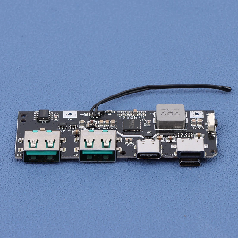 New QC4.0 QC3.0 LED Dual USB 5V 4.5A 22.5W Micro/Type-C USB Mobile Power Bank 18650 Charging Module Temperature Protection