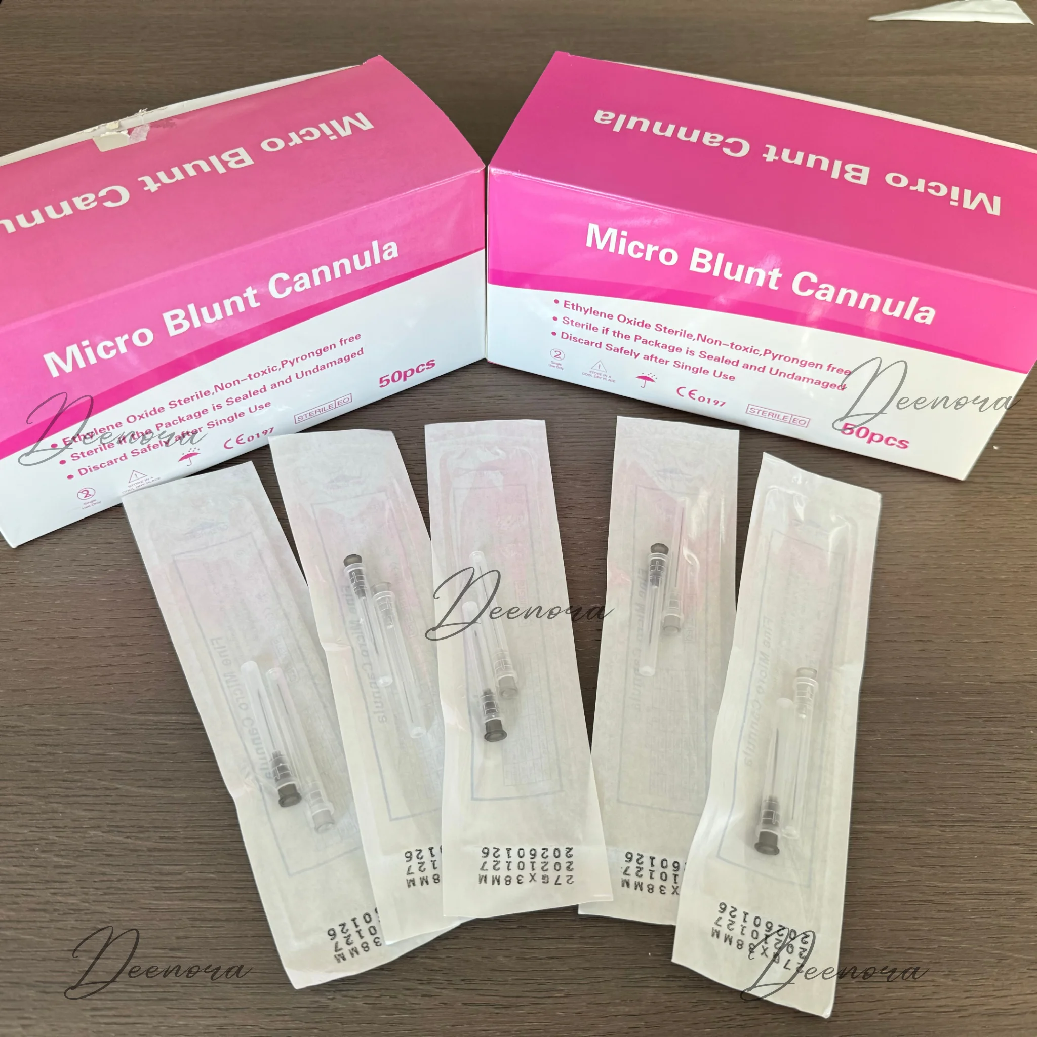 Blunt Needle Microcannula 27G 25G 70MM 50MM Nose skin Care tool High Flexible  Sterile Disposable Blunt Tip Cannula