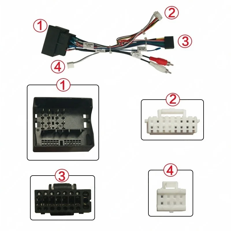 Canbus Box For Volkswagen Touareg 2003-2010 Harness Power Cable Android Car Radio Multimedia