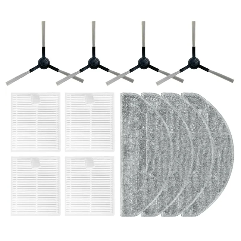 A99X-untuk Roidmi EVE CC / SDJ12RM Sikat Samping Filter Hepa Kain Pel Suku Cadang Aksesori Penyedot Debu Robot Kain