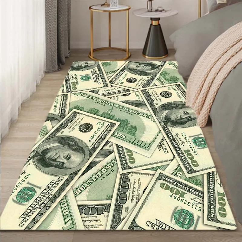 3D banknote printed carpet mat Bedroom, living room, carpet, floor mat  carpets for living room  carpets for bed room