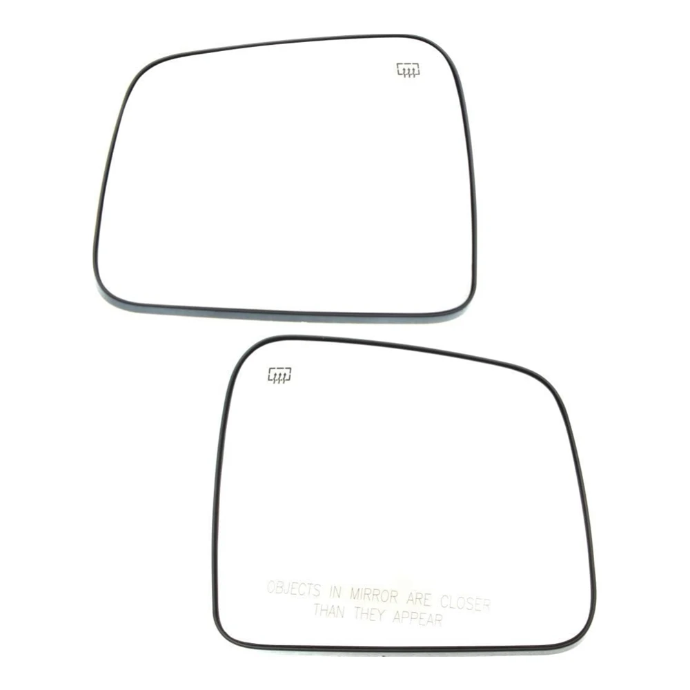 

Heated Flat Glass Mirror Glass Driver and Passenger Side Pair Type w/Backing Plate 68092051AB 68082636AB