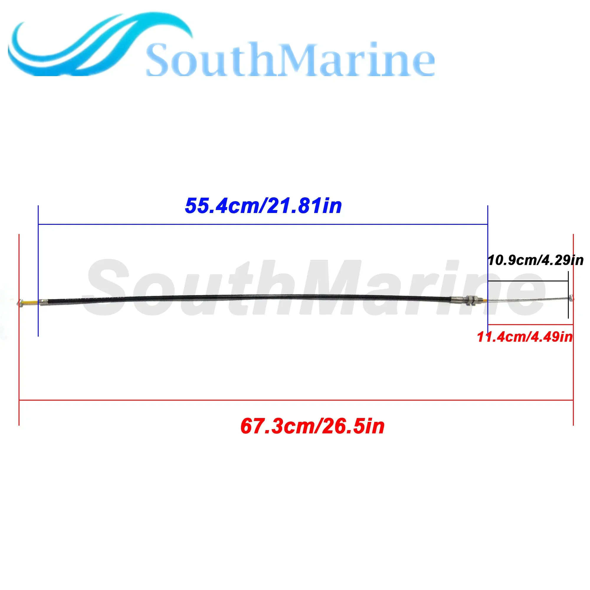 Boat Motor F25-04.00.06.03 Throttle Cable Assy for Hidea Outboard Engine 4-Stroke F25