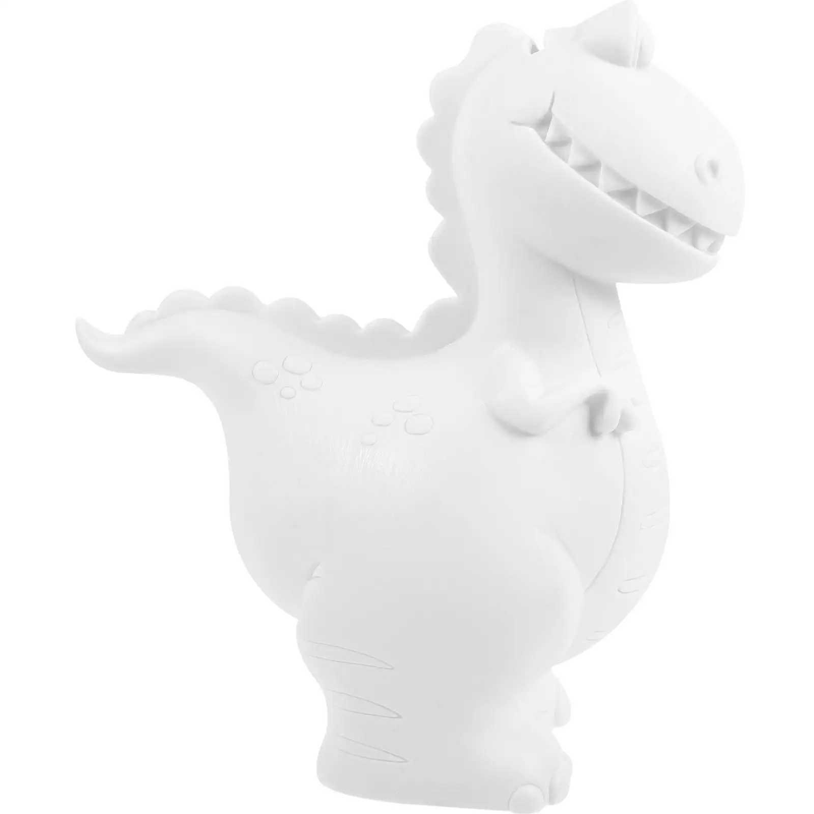 

Unpainted Dinosaur Crafts 24CM Tall DIY Decoration Unfinished Sculptures Vinyl Models Painting Supplies Aldult Gifts