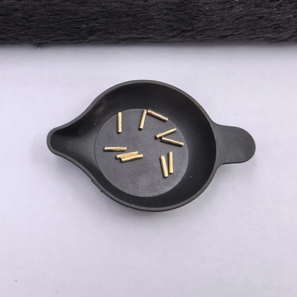 Tubo espaciador de oro puro de 18k, joyería fina, accesorios DIY, cadena para el cuerpo, collar, pulsera, tobilleras, hallazgos para joya de mujer